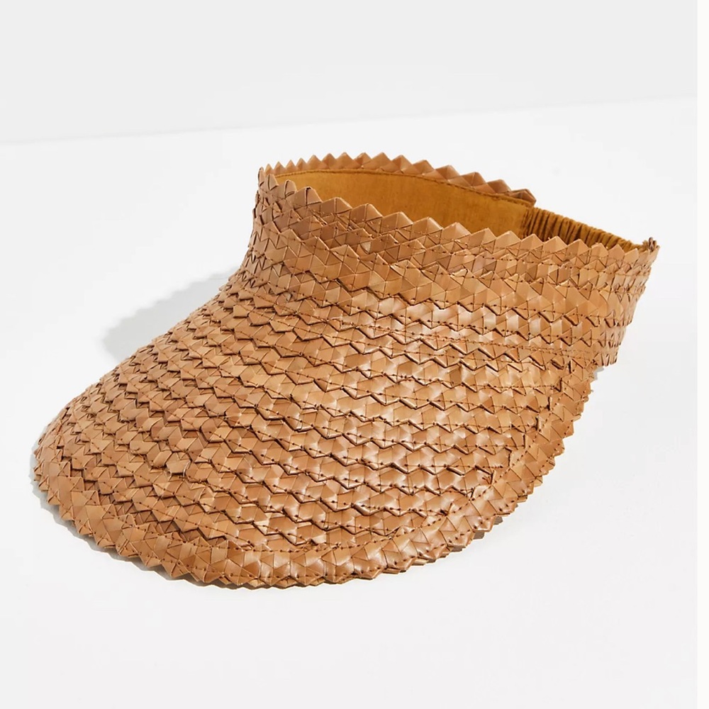 Free people Baha Straw Visor